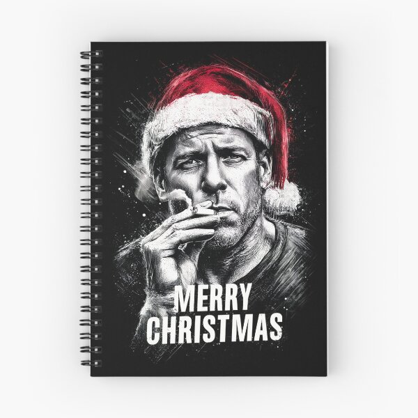 Item preview, Grizzled Man Smoking Cigarrette Badass Portrait T-Shirt Merry Christmas Print Design designed and sold by Senpaiwaves.