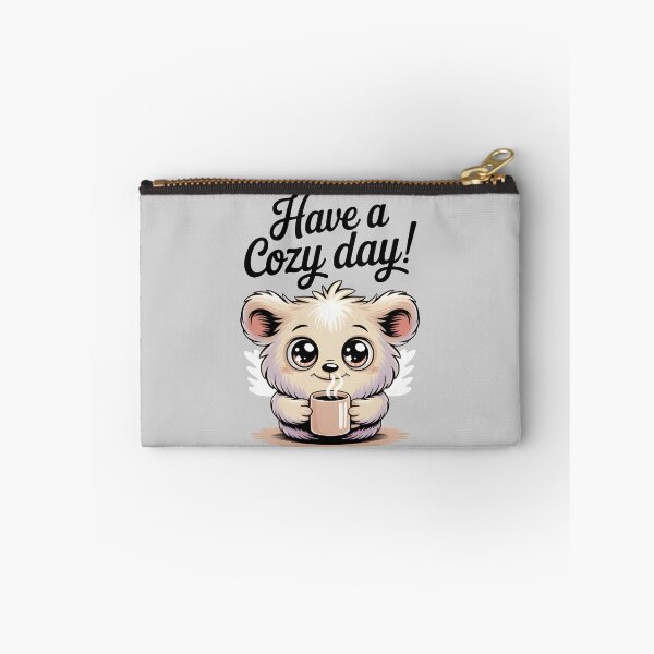 Item preview, Cute Cozy Bear Holding a Coffee Cup – Warm and Wholesome Kawaii Design designed and sold by SoftyDesigns.