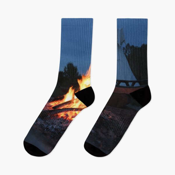 Item preview, Tipis & Campfire – Evening Mood & Nature / Swiss Artwork Photography designed and sold by Raphael Wolf.