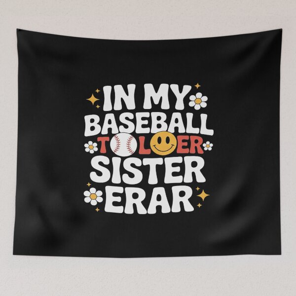 Item preview, In My Baseball Sister Era Groovy Proud Sister  designed and sold by Belkisallen.