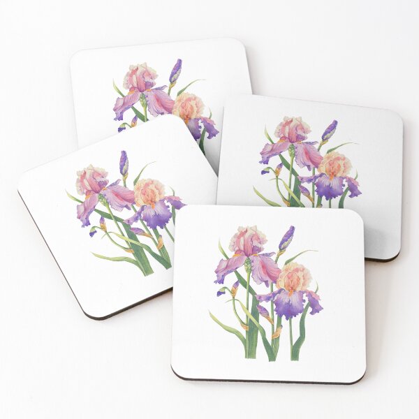 Item preview, Elegant Iris: Hand-Drawn Colored Pencil Art designed and sold by Joyfully.co.