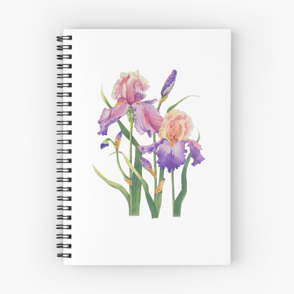 Item preview, Elegant Iris: Hand-Drawn Colored Pencil Art designed and sold by Joyfully.co.
