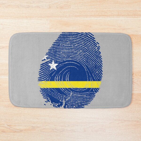 Item preview, Curacao Flag Fingerprint designed and sold by Azeecreate009.