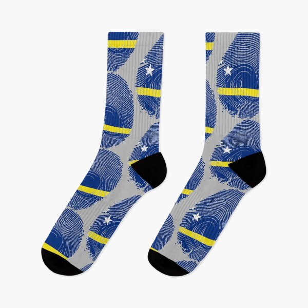 Item preview, Curacao Flag Fingerprint designed and sold by Azeecreate009.