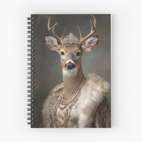Item preview, Victorian Lady Deer Portrait designed and sold by SpecInkStudio.