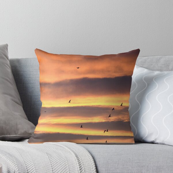 Item preview, Glowing sky – Dance of birds & sunset / Swiss Artwork Photography designed and sold by Raphael Wolf.