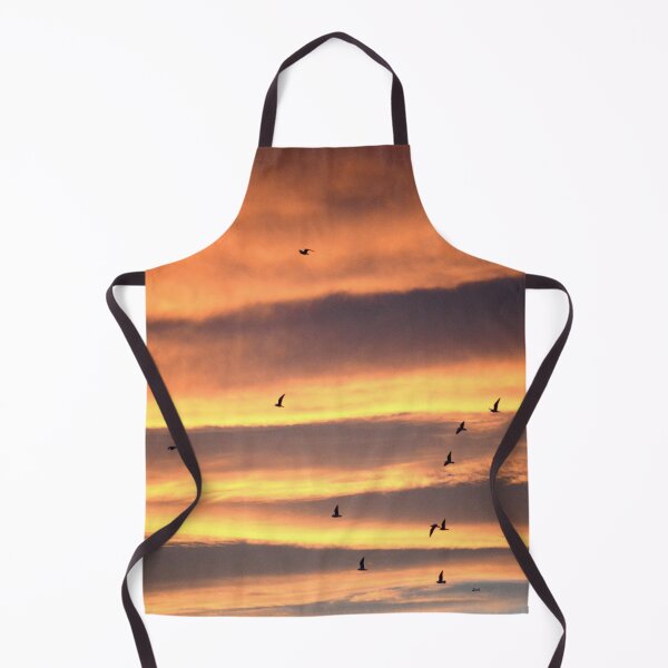 Item preview, Glowing sky – Dance of birds & sunset / Swiss Artwork Photography designed and sold by Raphael Wolf.