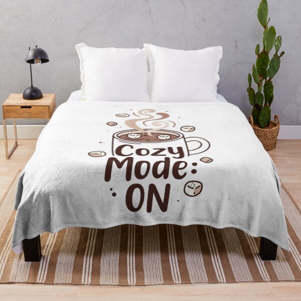 Item preview, Cozy Mode ON – Hot Cocoa Minimal Winter Shirt designed and sold by EcoArtTees.