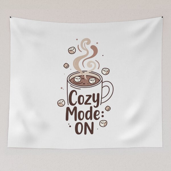 Item preview, Cozy Mode ON – Hot Cocoa Minimal Winter Shirt designed and sold by EcoArtTees.