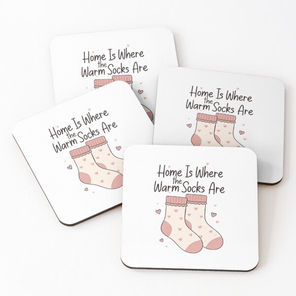 Item preview, Home Is Where the Warm Socks Are – Cute Cozy Winter Shirt designed and sold by EcoArtTees.