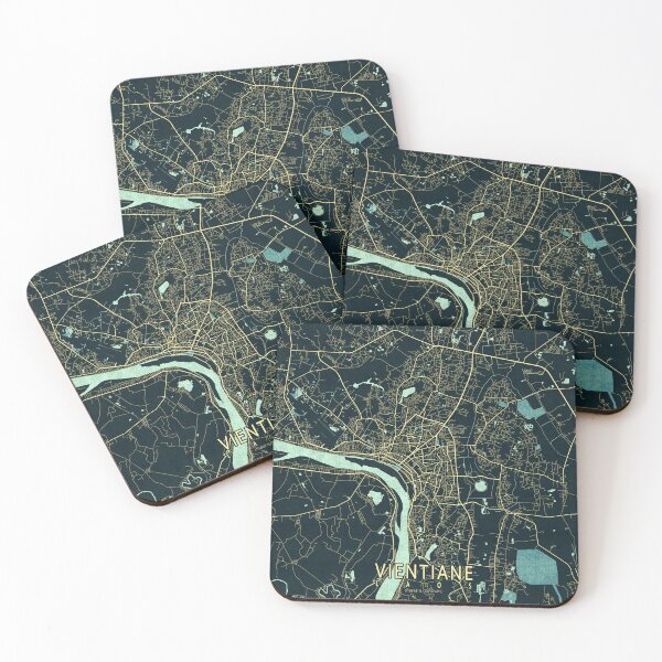 Item preview, Vientiane City Map of Laos - Summer designed and sold by deMAP.