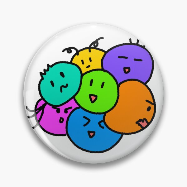 Item preview, The Joyful Blob Squad: Colorful Circle Friends designed and sold by Joyfully.co.
