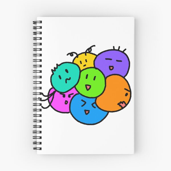 Item preview, The Joyful Blob Squad: Colorful Circle Friends designed and sold by Joyfully.co.