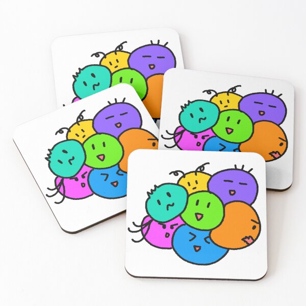 Item preview, The Joyful Blob Squad: Colorful Circle Friends designed and sold by Joyfully.co.