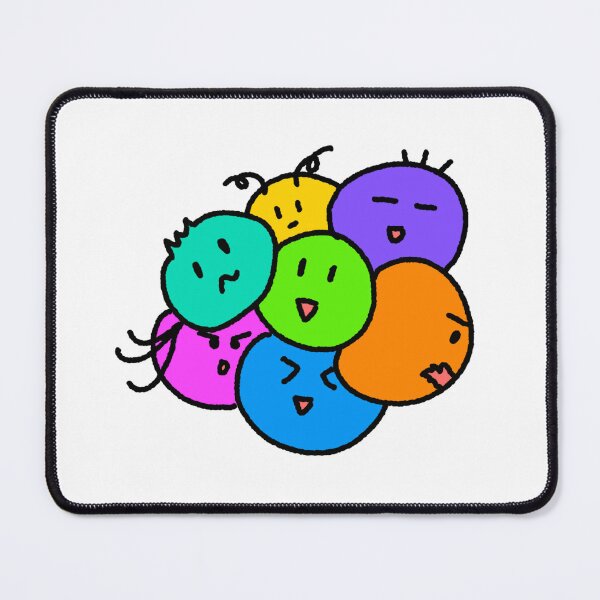 Item preview, The Joyful Blob Squad: Colorful Circle Friends designed and sold by Joyfully.co.
