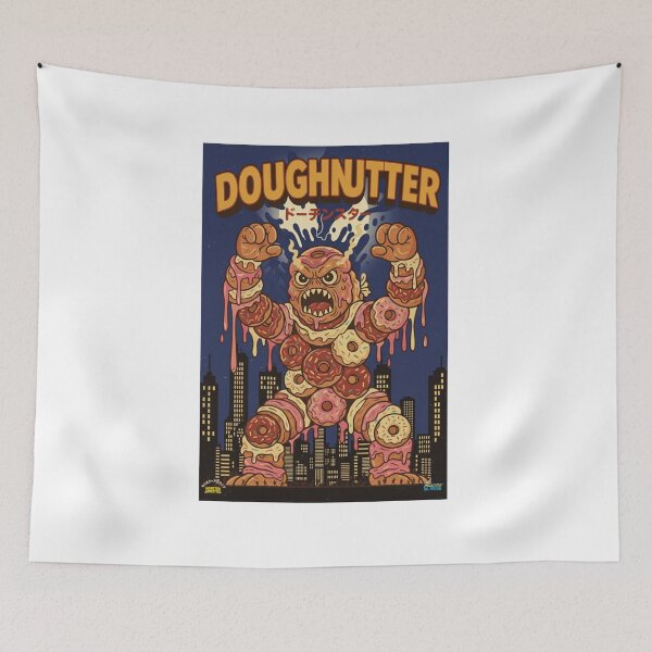 Item preview, Doughnutter 5: Vivid Dripping Kaiju Donut Monster designed and sold by SlanTee.