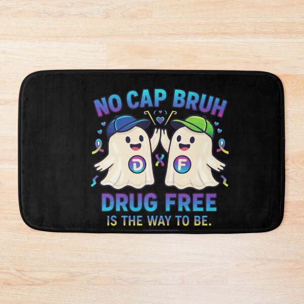 Item preview, No Cap Bruh Drug Free Red Ribbon Week Boys T-Shirt designed and sold by BANKACEM.STORE.
