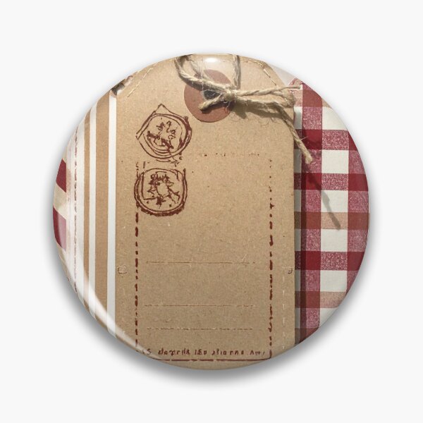 Item preview, Warm Plaid Gift Tag Set designed and sold by Bionson Art.