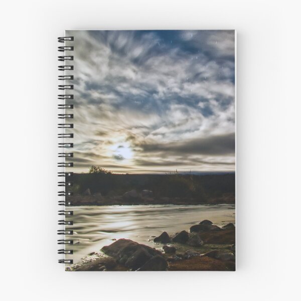 Item preview, Moonlit Río Grande de Jujuy - Long Exposure Night Photography designed and sold by Keltoi-art.