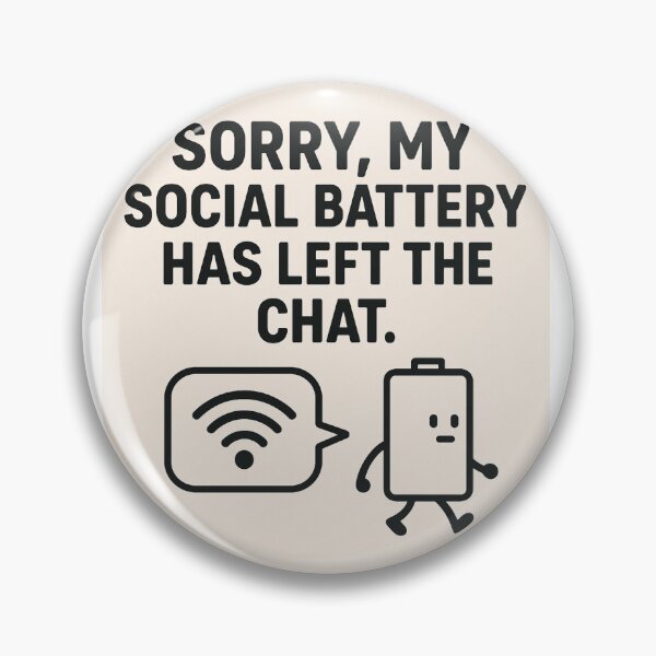 Item preview, “Social Battery Low T-Shirt – Funny Introvert WiFi Disconnect Design” designed and sold by HiteshArt111.