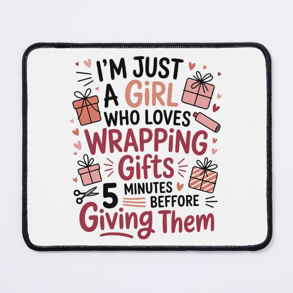 Item preview, Last Minute Gift Wrapper Girl designed and sold by MonkiFlipp.