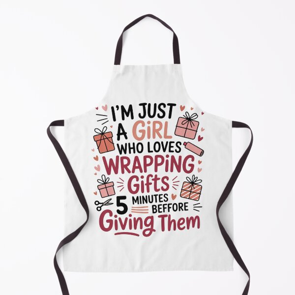 Item preview, Last Minute Gift Wrapper Girl designed and sold by MonkiFlipp.