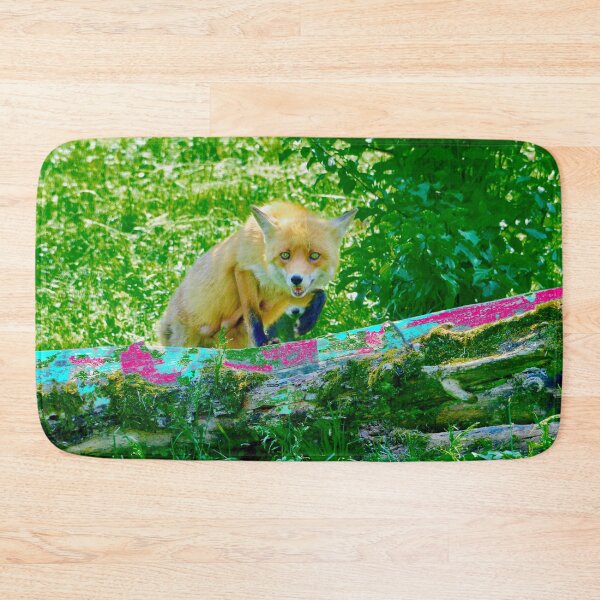 Item preview, Leaping Fox – Energy & Vibrant Colors / Swiss Artwork Photography designed and sold by Raphael Wolf.