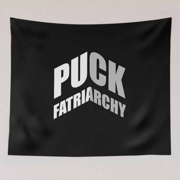 Item preview, Puck Fatriarchy – Feminist Pun Anti-Patriarchy Typography Design designed and sold by simpledarkwavewisdom.