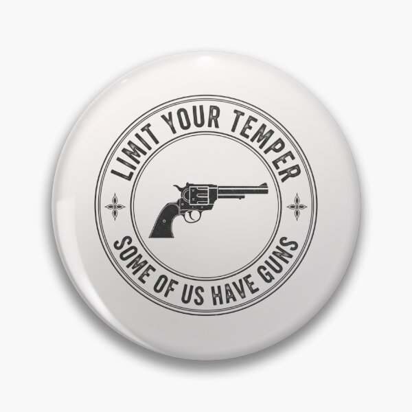 Item preview, Limit Your Temper Gun Rights designed and sold by TextAura™.