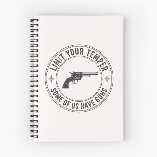 Item preview, Limit Your Temper Gun Rights designed and sold by TextAura™.