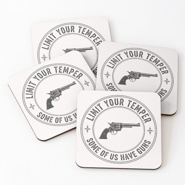 Item preview, Limit Your Temper Gun Rights designed and sold by TextAura™.