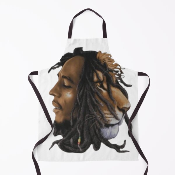Item preview, Bob Marley and Leon Portrait Art - Brown Black Gray Fusion Design designed and sold by Mamokhy.