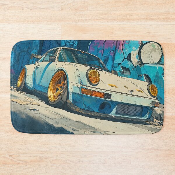 Item preview, Graffiti sports car three-quarter view designed and sold by PixelPack Design.