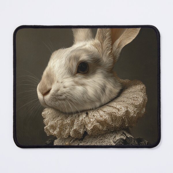 Item preview, Victorian Lady Rabbit Portrait designed and sold by SpecInkStudio.