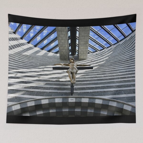Item preview, Botta Church in Ticino – Architecture & Faith / Swiss Artwork Photography designed and sold by Raphael Wolf.