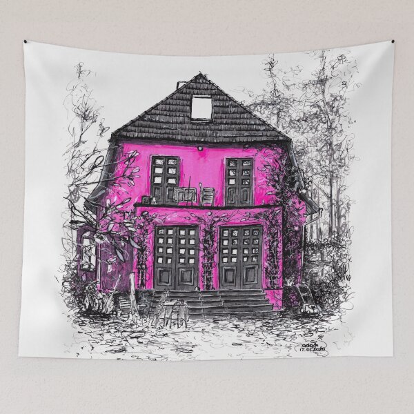 Item preview, Dark Kahnwald House in Winden illustratrion designed and sold by Adam Wróbel.