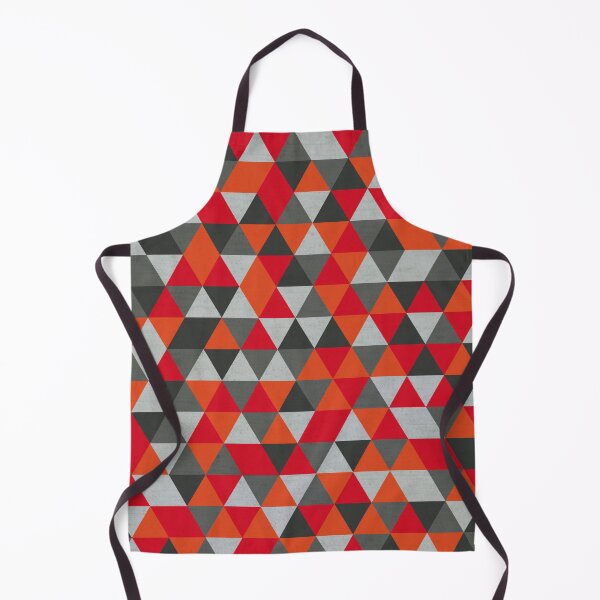 Item preview,  Red and Gray Geometric Triangle Pattern  designed and sold by Petra Lang.