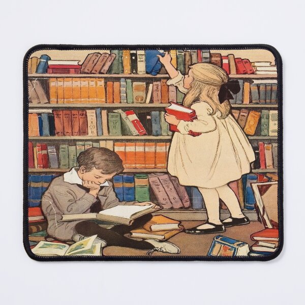 Item preview, Vintage Library Kids – Children’s Book Week by Jessie Willcox Smith // 1920 designed and sold by Vernissage-dart.