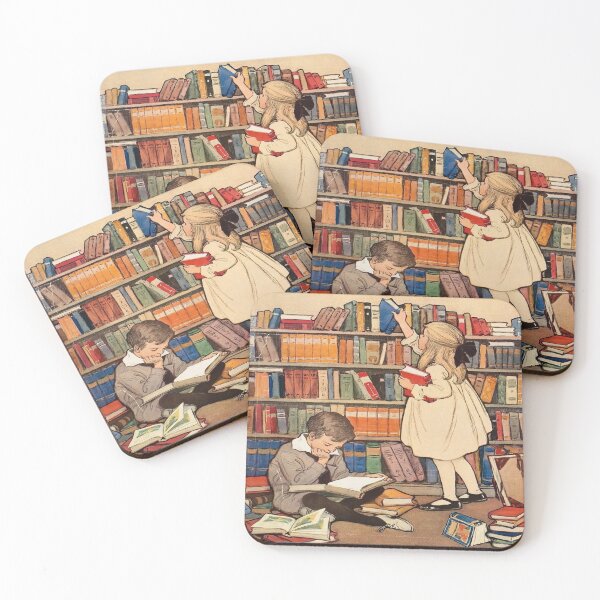 Item preview, Vintage Library Kids – Children’s Book Week by Jessie Willcox Smith // 1920 designed and sold by Vernissage-dart.