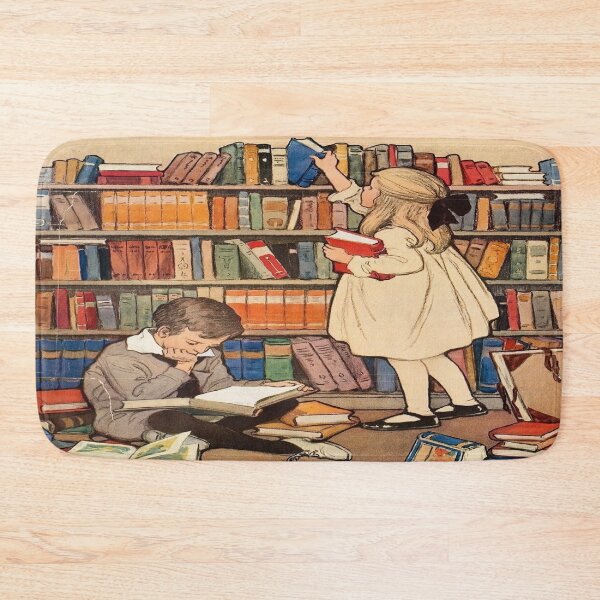 Item preview, Vintage Library Kids – Children’s Book Week by Jessie Willcox Smith // 1920 designed and sold by Vernissage-dart.