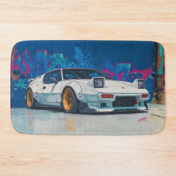 Item preview, Graffiti sports car three-quarter view designed and sold by PixelPack Design.