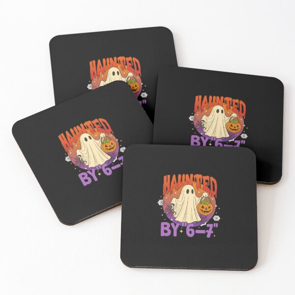 Item preview, Haunted By 6-7 Funny Ghost & Pumpkin Halloween Tee designed and sold by BANKACEM.STORE.