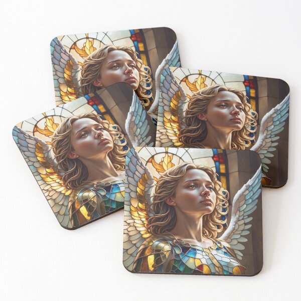 Item preview, Stained Glass Angel designed and sold by LizeScribe.