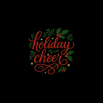 Artwork thumbnail, Holiday Cheer Hand-Lettered Script by Napini