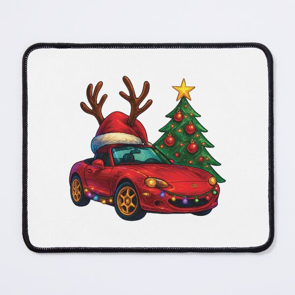 Item preview, Christmas Miata Reindeer Holiday Car designed and sold by Fam19.