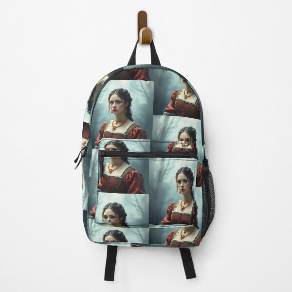 Item preview, Tudor Era Courtier woman in a beautiful period dress portrait art designed and sold by Vintage Designs +.