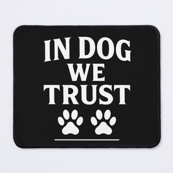 Item preview, In Dog We Trust – Retro 80s Slogan Design | Dog Lover Gift | Vintage Pet Parent Typography Art designed and sold by The Zoomie Collective.