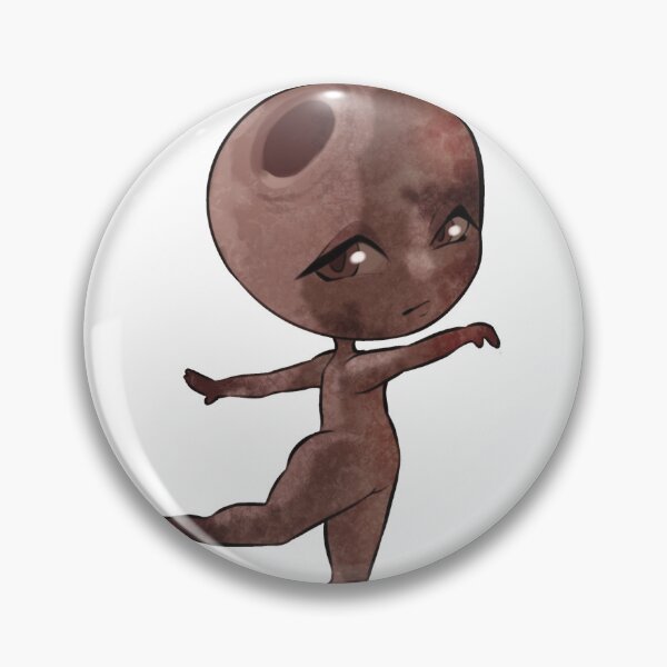 Item preview, Elegant Makemake Chibi Alien – Red Dwarf Planet Character Illustration designed and sold by Vapishop.