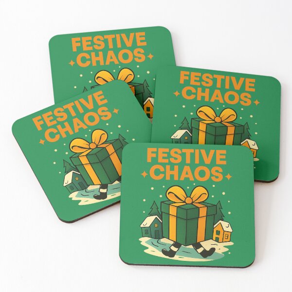 Item preview, Giftzilla in the Snow — Festive Chaos designed and sold by KIBD.