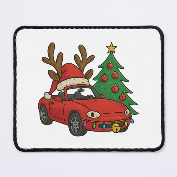 Item preview, Christmas Miata Reindeer Holiday Car designed and sold by Fam19.